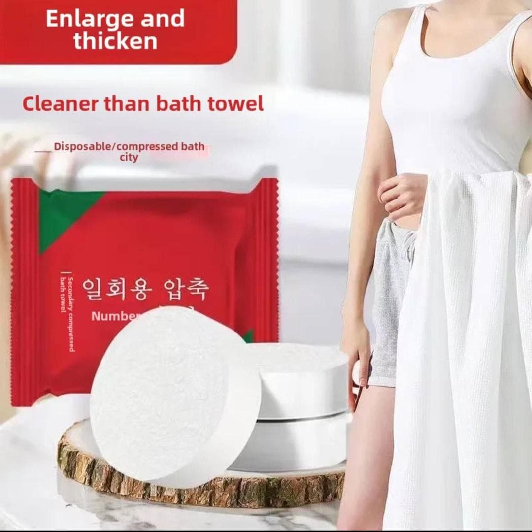 Travel Compress Bath Towels